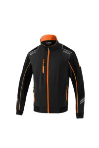 Sparco Austin Sofshell Takki Musta/Oranssi