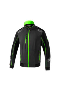 Sparco Austin malliston tyylikäs kevyeimpi Harmaa / Vihreä Soft-Shell takki.